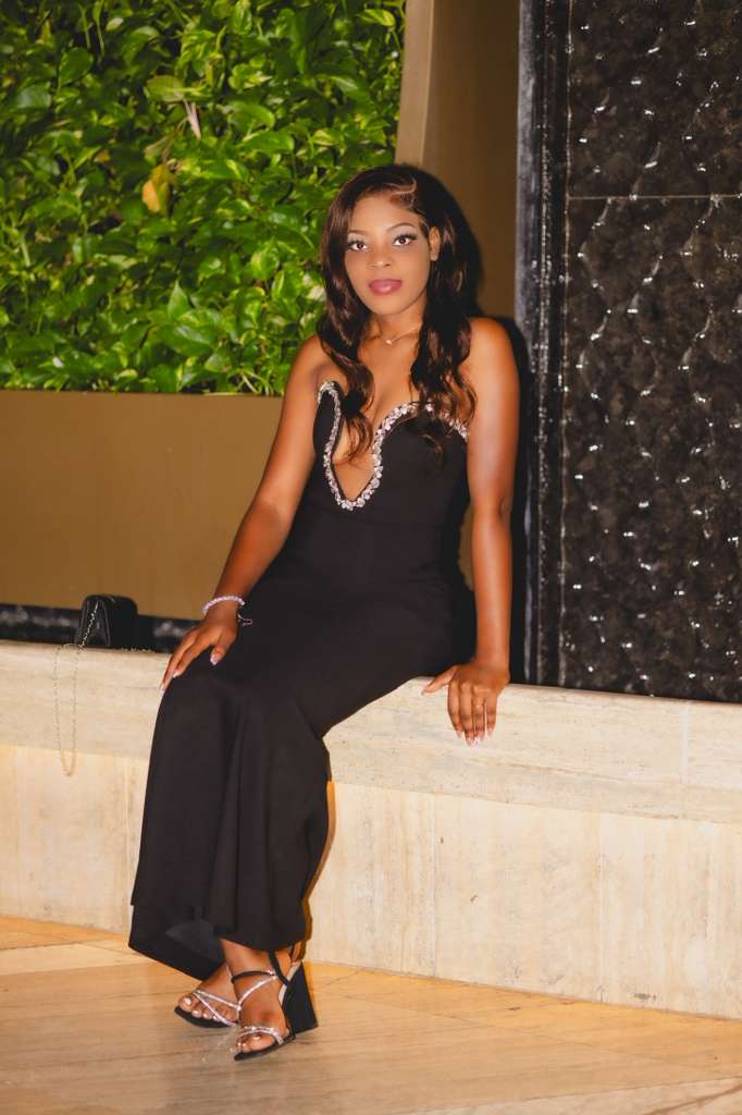 Studio fashion portrait